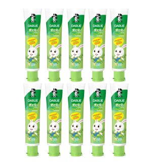 (BUNDLE OF 10) DARLIE BUNNY KIDS TOOTHPASTE (APPLE) 40G