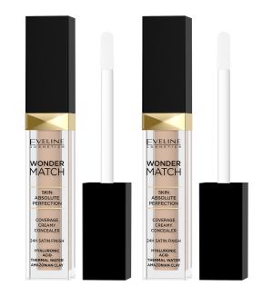 (BUNDLE OF 2) EVELINE WONDER MATCH CONCEALER NO. 15 NATURAL 6.8ML