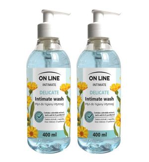 (BUNDLE OF 2) ON LINE DELICATE INTIMATE WASH WITH CALENDULA 400ML