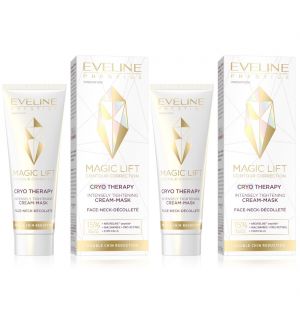 (BUNDLE OF 2) EVELINE MAGIC LIFT CONTOUR CORRECTION CRYO THERAPY CREAM-MASK 50ML