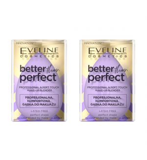 (BUNDLE OF 2) EVELINE BETTER THAN PERFECT PROFESSIONAL & SOFT TOUCH MAKE-UP BLENDER