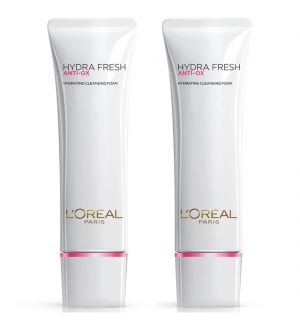 (Bundle of 2) L'Oreal Hydrafresh Anti-Ox Hydrating Cleansing Foam 125ml