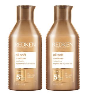 (BUNDLE OF 2) REDKEN ALL SOFT CONDITIONER 300ML