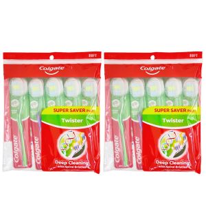 (BUNDLE OF 2) COLGATE TOOTHBRUSH TWISTER 5'S (SOFT)