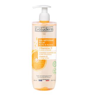 EVOLUDERM VITAMIN C RADIANCE CLEANSING GEL 500ML