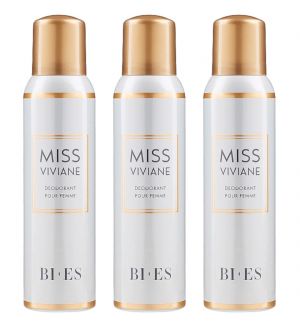 (BUNDLE OF 3) BI-ES MISS VIVIANE DEODORANT SPRAY 150ML