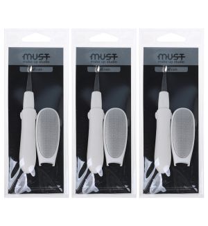 (BUNDLE OF 3) MUST 6418 2 IN 1 NAIL FILE AND CUTICLE TRIMMER