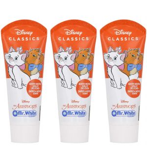(BUNDLE OF 3) MR WHITE THE ARISTOCATS TOOTHPASTE 75ML