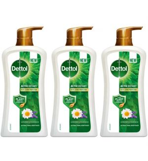 (BUNDLE OF 3) DETTOL ACTIV-BOTANY SHOWER GEL LAVENDER & CHAMOMILE 850G