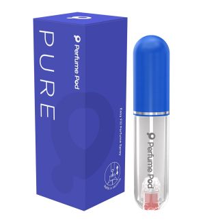 PERFUME POD PURE REFILLABLE PERFUME SPRAY BOTTLE (BLUE)