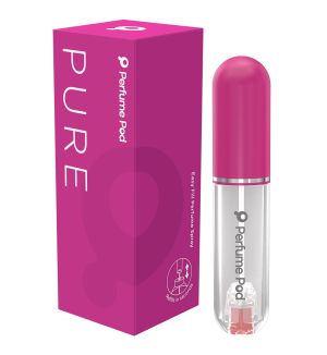 PERFUME POD PURE REFILLABLE PERFUME SPRAY BOTTLE (HOT PINK)