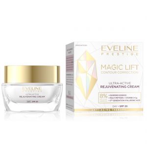 EVELINE MAGIC LIFT CONTOUR CORRECTION ULTRA-ACTIVE REJUVENATING DAY CREAM SPF 20 50ML