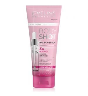 EVELINE BODY SHOT BALM-SERUM 3X PEPTIDES COLLAGEN REGENERATION 200ML