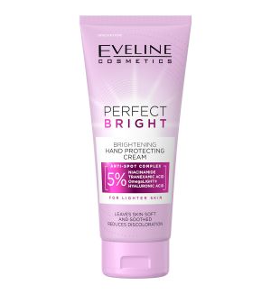 EVELINE PERFECT BRIGHT BRIGHTENING HAND PROTECTING CREAM 100ML