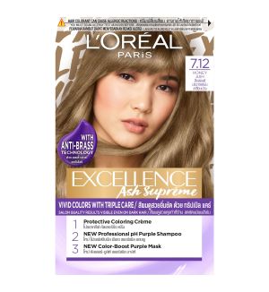 LOREAL PARIS EXCELLENCE ASH SUPREME 7.12 HONEY ASH