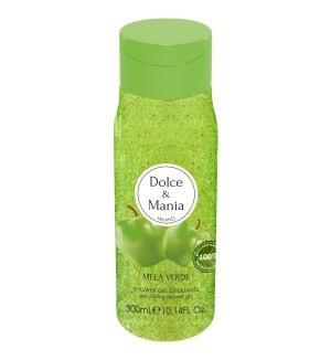 DOLCE & MANIA GREEN APPLE SHOWER GEL SCRUB 300ML