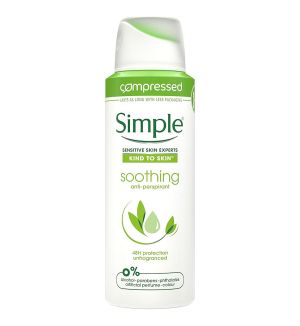 SIMPLE SOOTHING ANTI-PERSPIRANT SPRAY 125ML