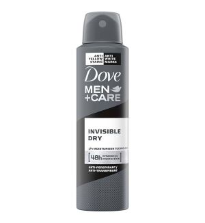 DOVE MEN DEODORANT SPRAY INVISIBLE DRY 150ML