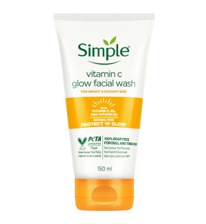 SIMPLE VITAMIN C GLOW FACIAL WASH 150ML