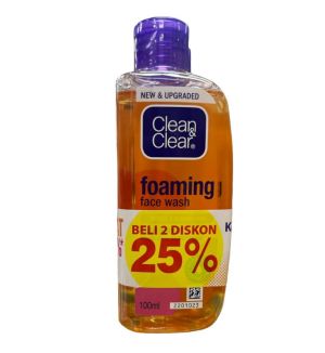 JOHNSON C&C  FOAMING FACIAL WASH 2 X 100ML